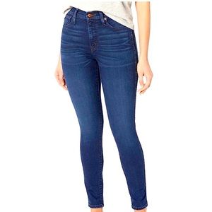 Madewell 10 Inch High Rise Skinny Jeans 25